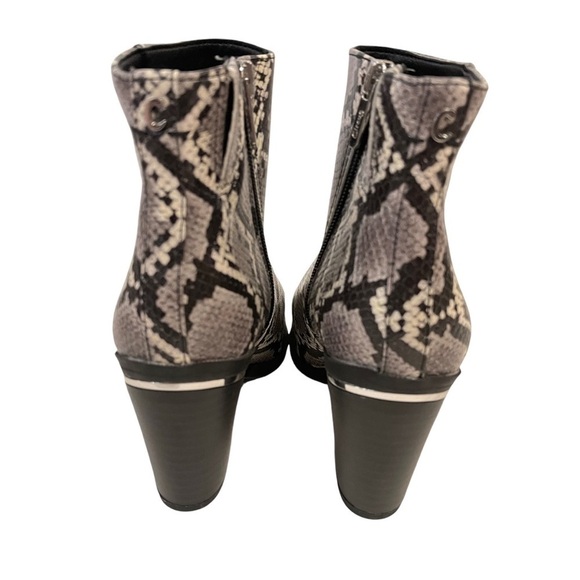 Women’s CIRCUS By SAM EDELMAN Snakeskin Heeled Boots Booties - Picture 5 of 8